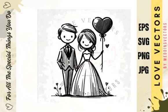 Art Deco Wedding Vectors: Timeless Love & Sophisticated Design