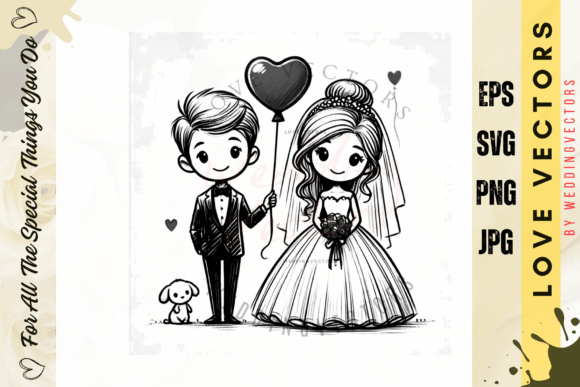 C3940: Capturing Matrimonial Bliss in Digital Art