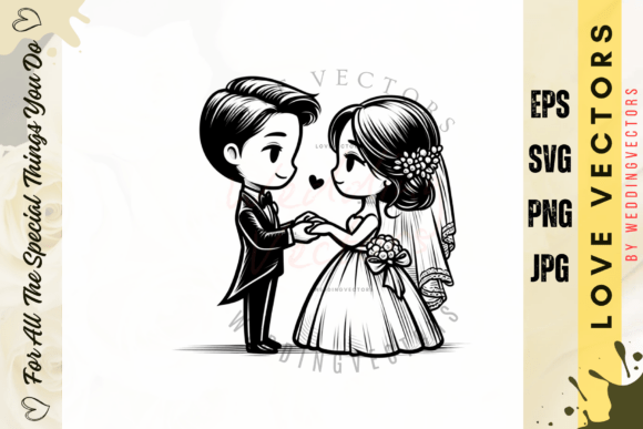 C4059: Capturing Everlasting Love in Vector Art