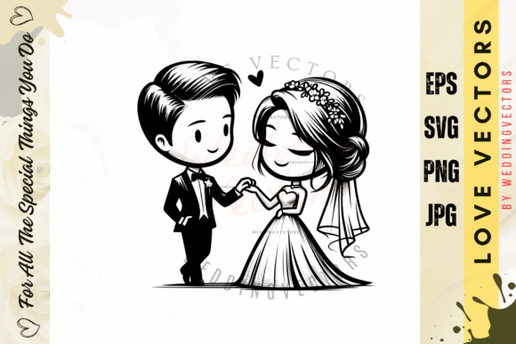 C4124: Love and Wedding Vectors for Designers