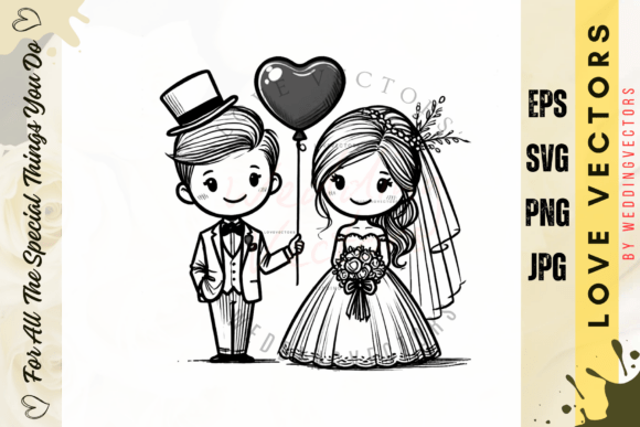 C4203: The Wedding Vector Collection for Modern Romance