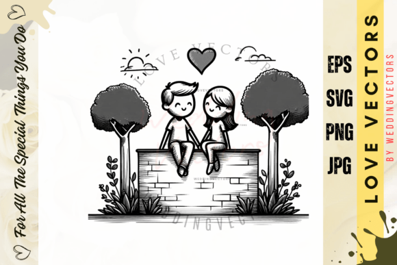 C436: Capturing Love and Matrimony in Minimalist Vectors