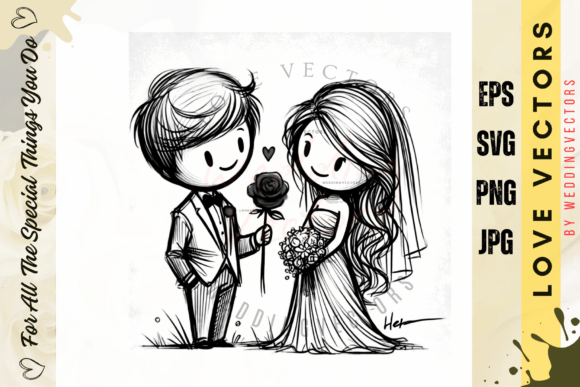 Celebrate Love: The C400 Vector Collection for Elegant Designs