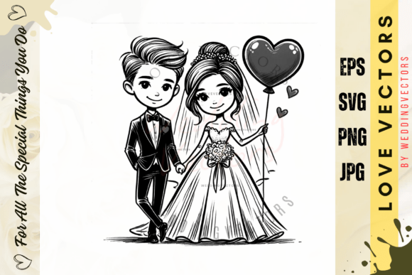 Designing Romance: The C4306 Wedding Vector Collection