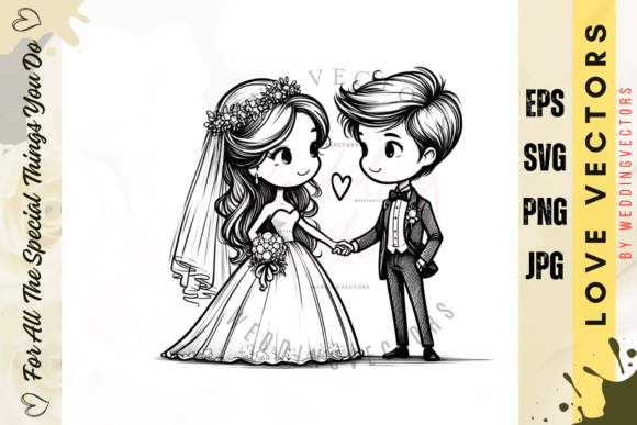 Elegant Romance in Vector Form: Exploring the C4128 Collection