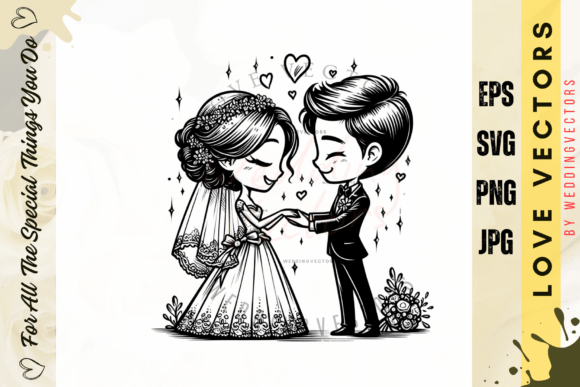 Storytelling Through Art: The C3929 Wedding & Love Vectors