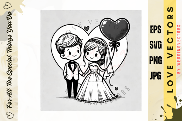 The C4354 Collection: Crafting Romance with Vector Elegance
